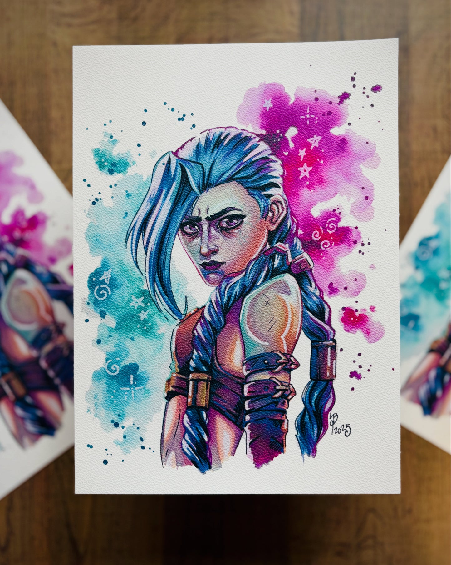 Jinx Arcane Watercolour Print