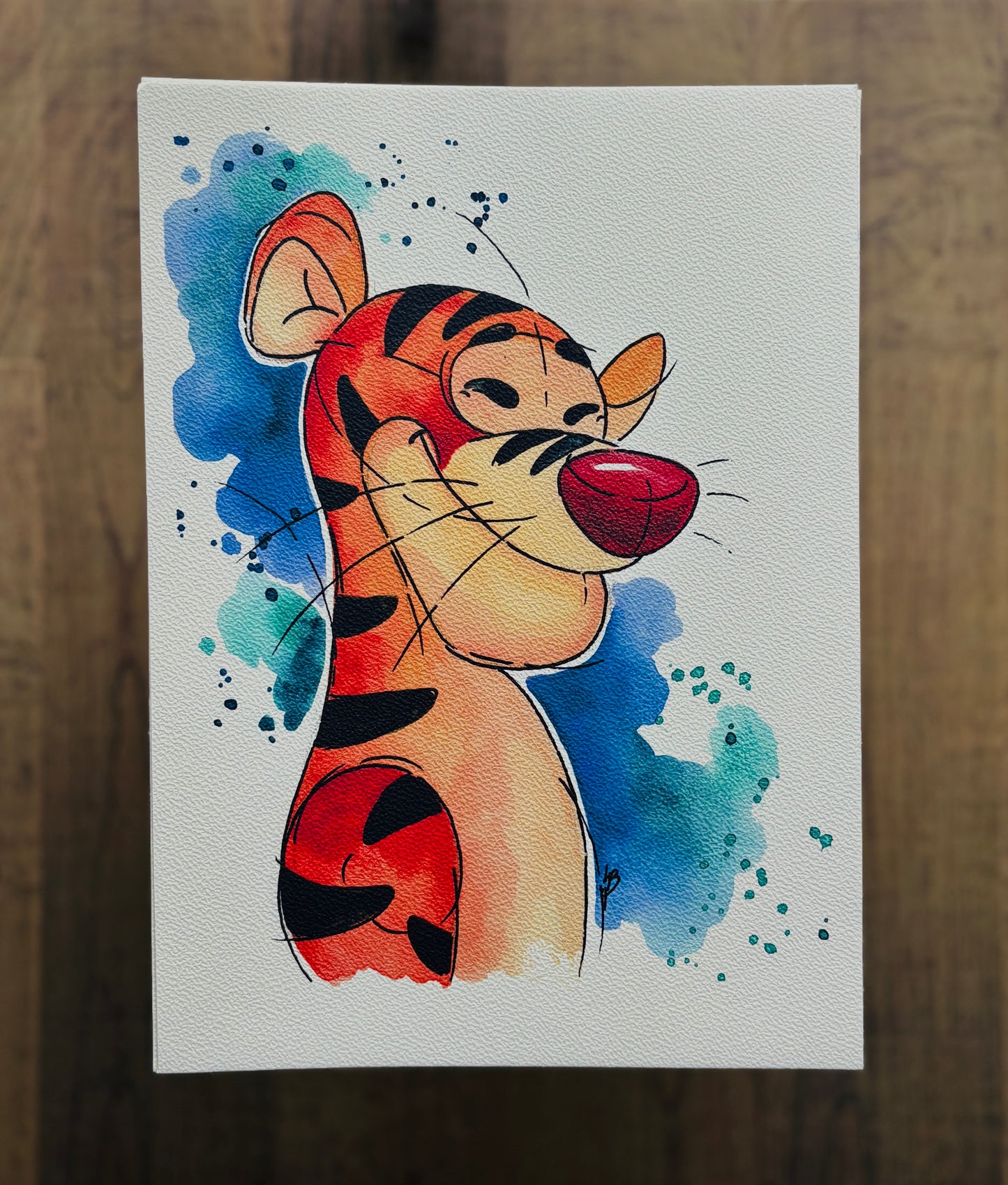 Tigger Watercolour Print