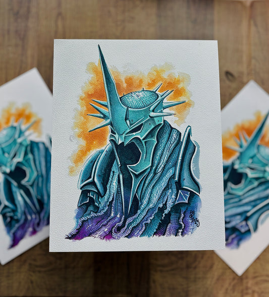 Witch King of Angmar Watercolour Print