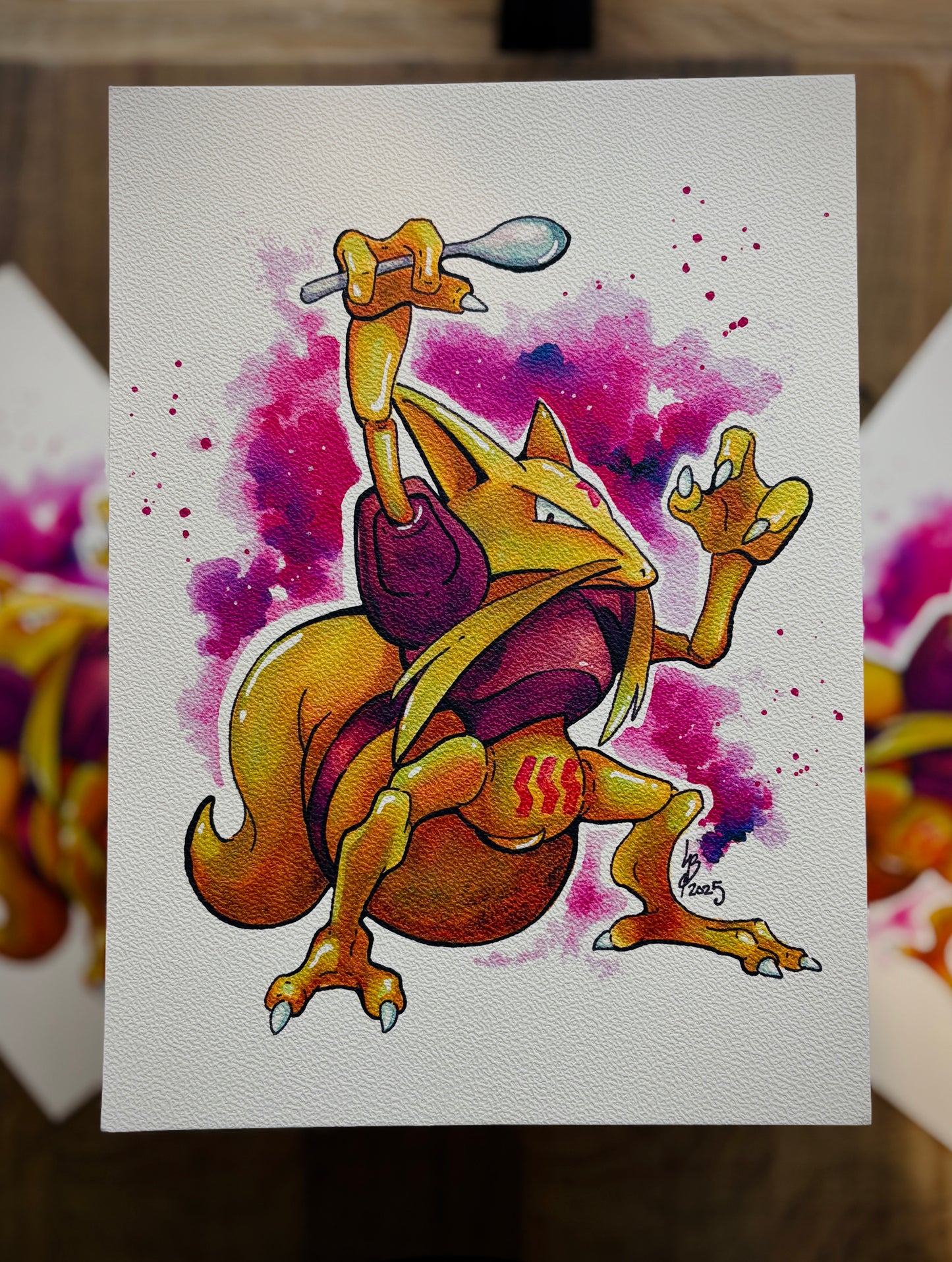 Kadabra Watercolour Print