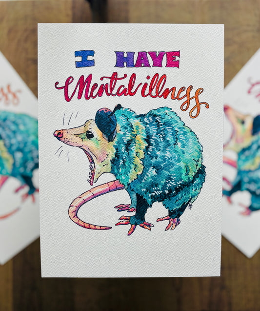 Possum Watercolour Print