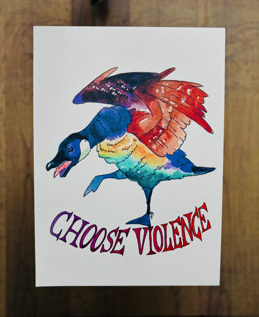 Goose Watercolour Print