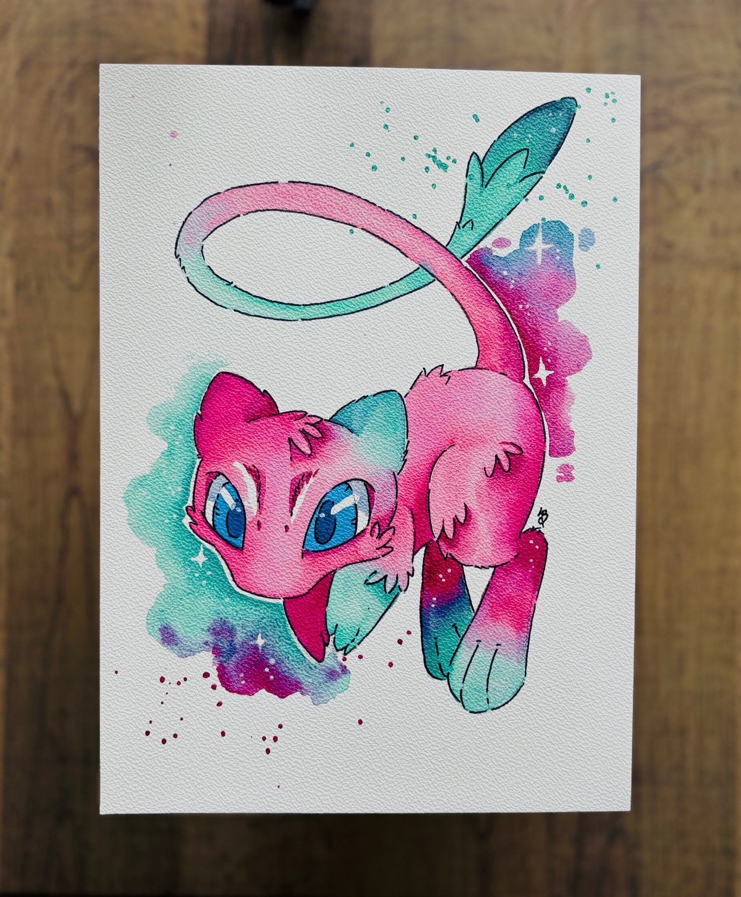 Mew Watercolour Print