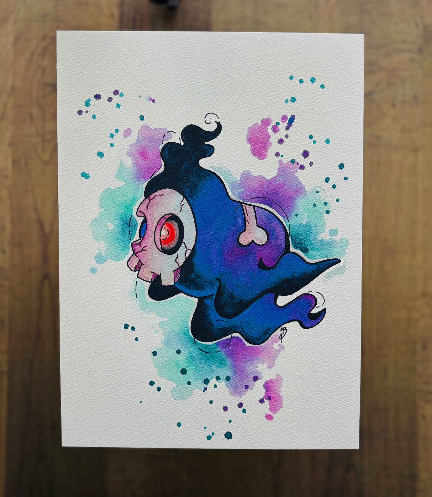 Duskull Watercolour Print