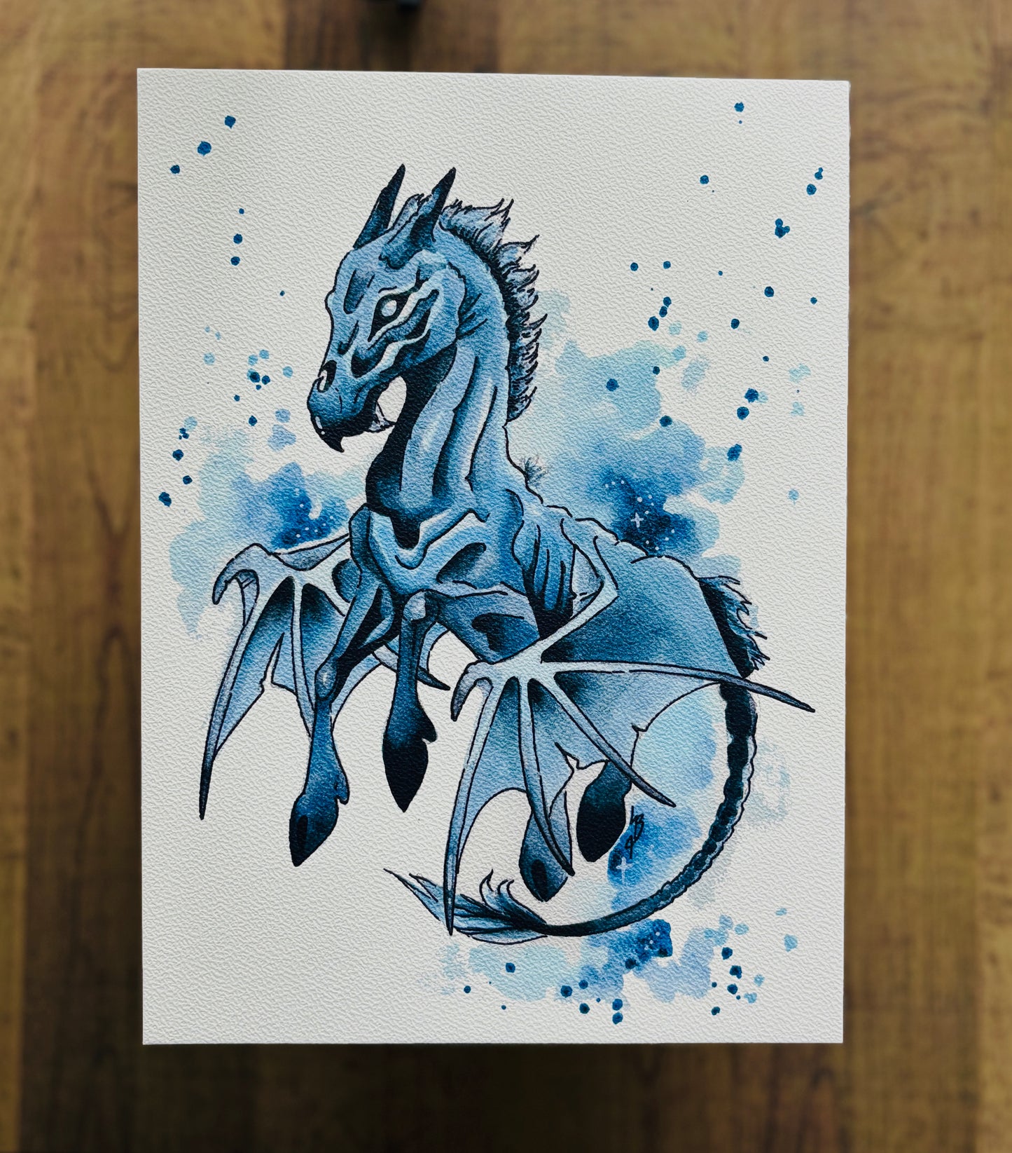Thestral Watercolour Print