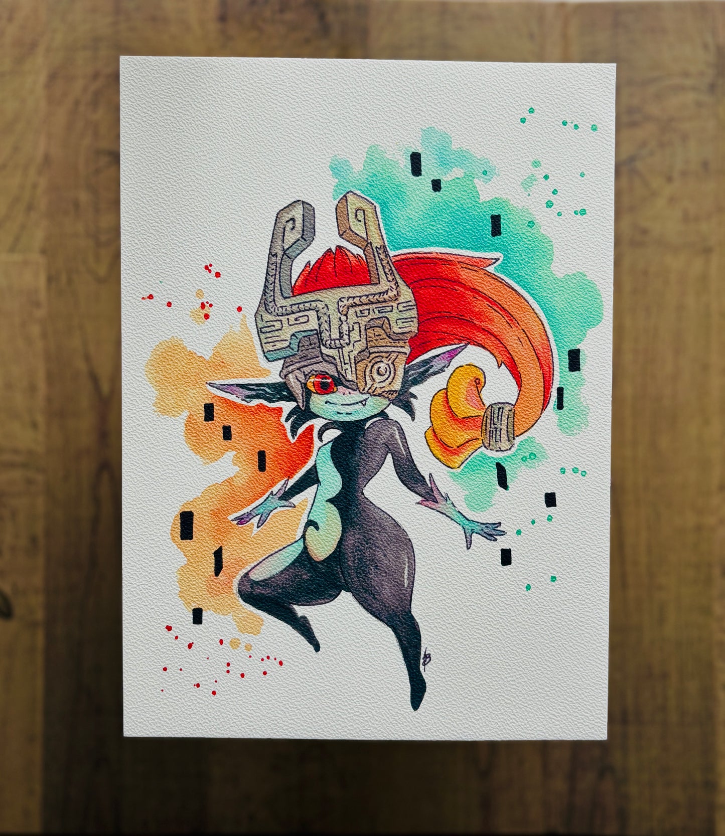 Midna (Imp) Watercolour Print