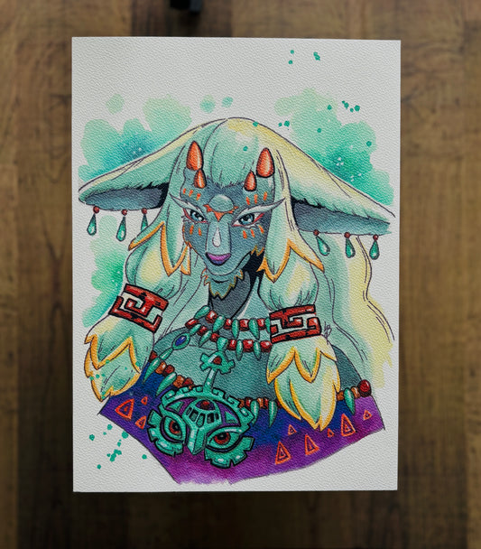 Rauru (TOTK) Watercolour Print