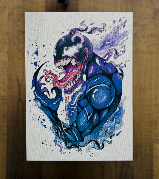 Venom Watercolour Print