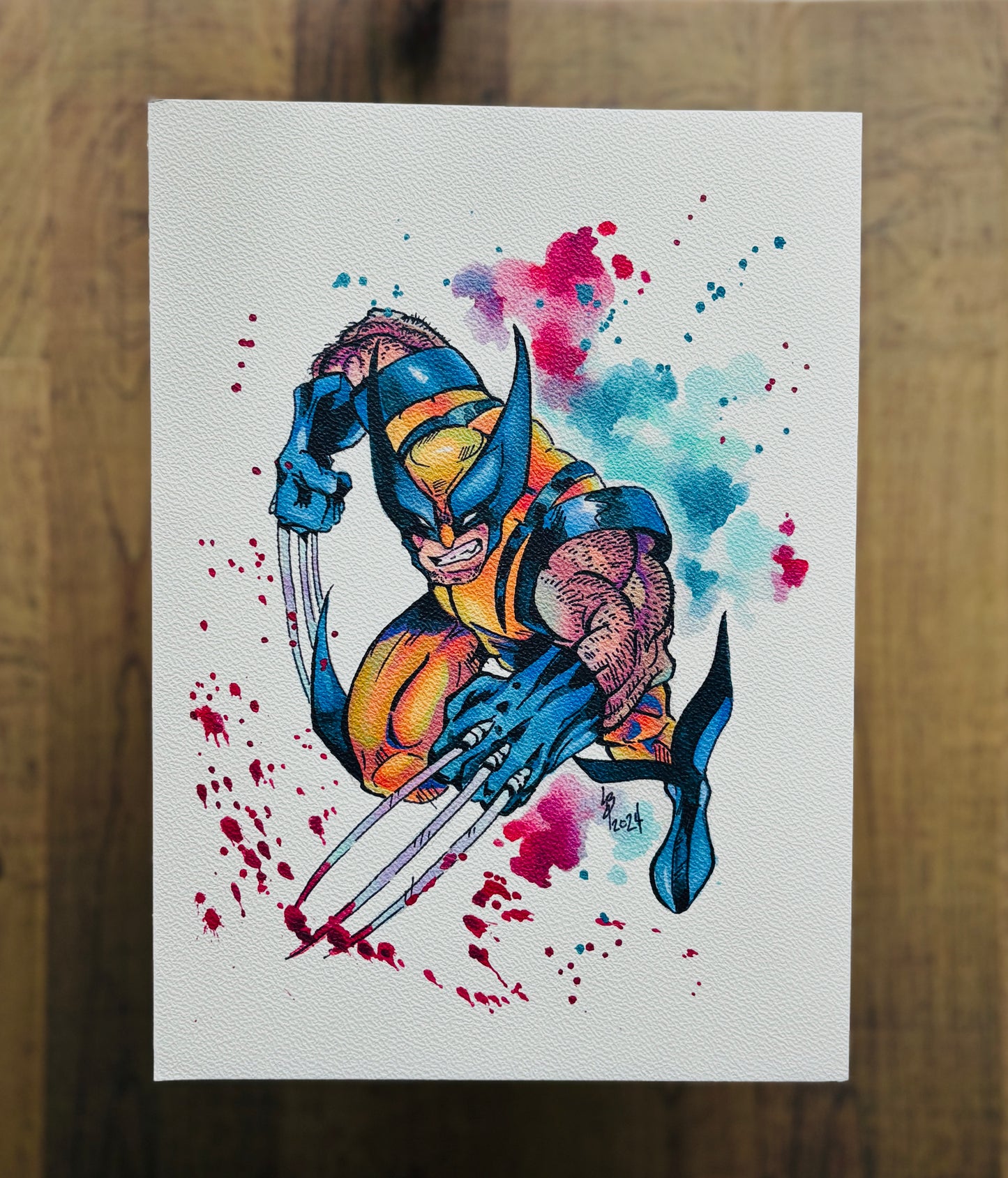Wolverine Watercolour Print