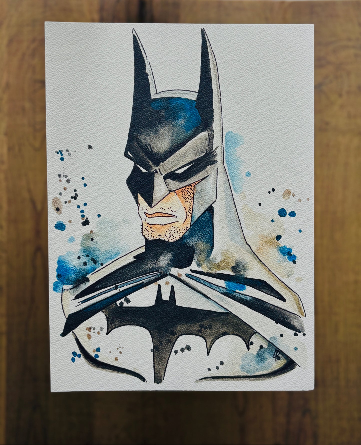 Batman Watercolour Print