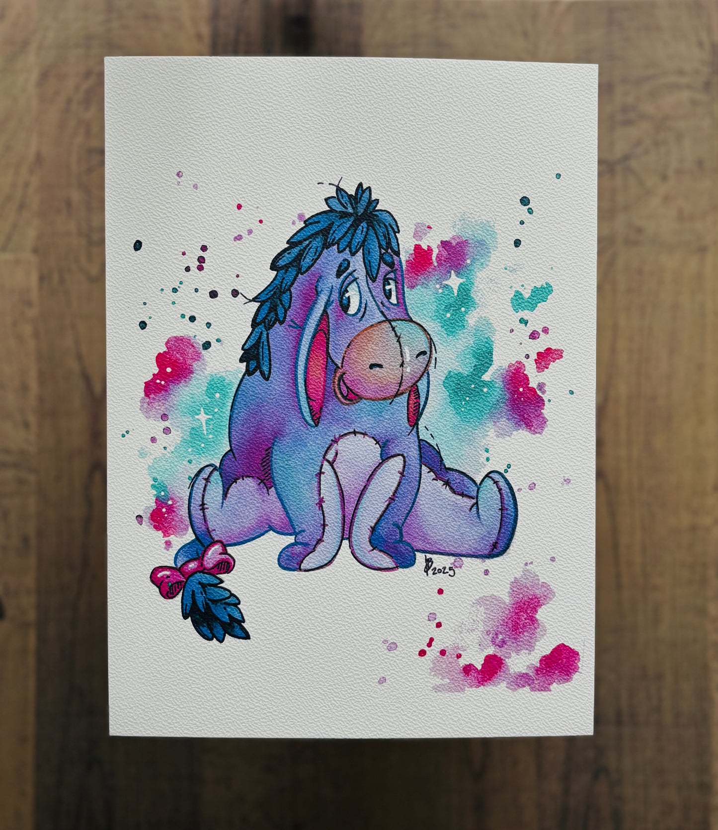 Eeyore Watercolour Print