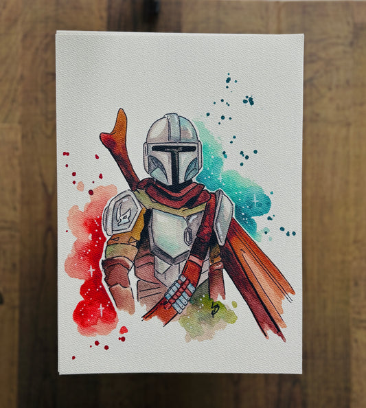 Mandalorian Watercolour Print