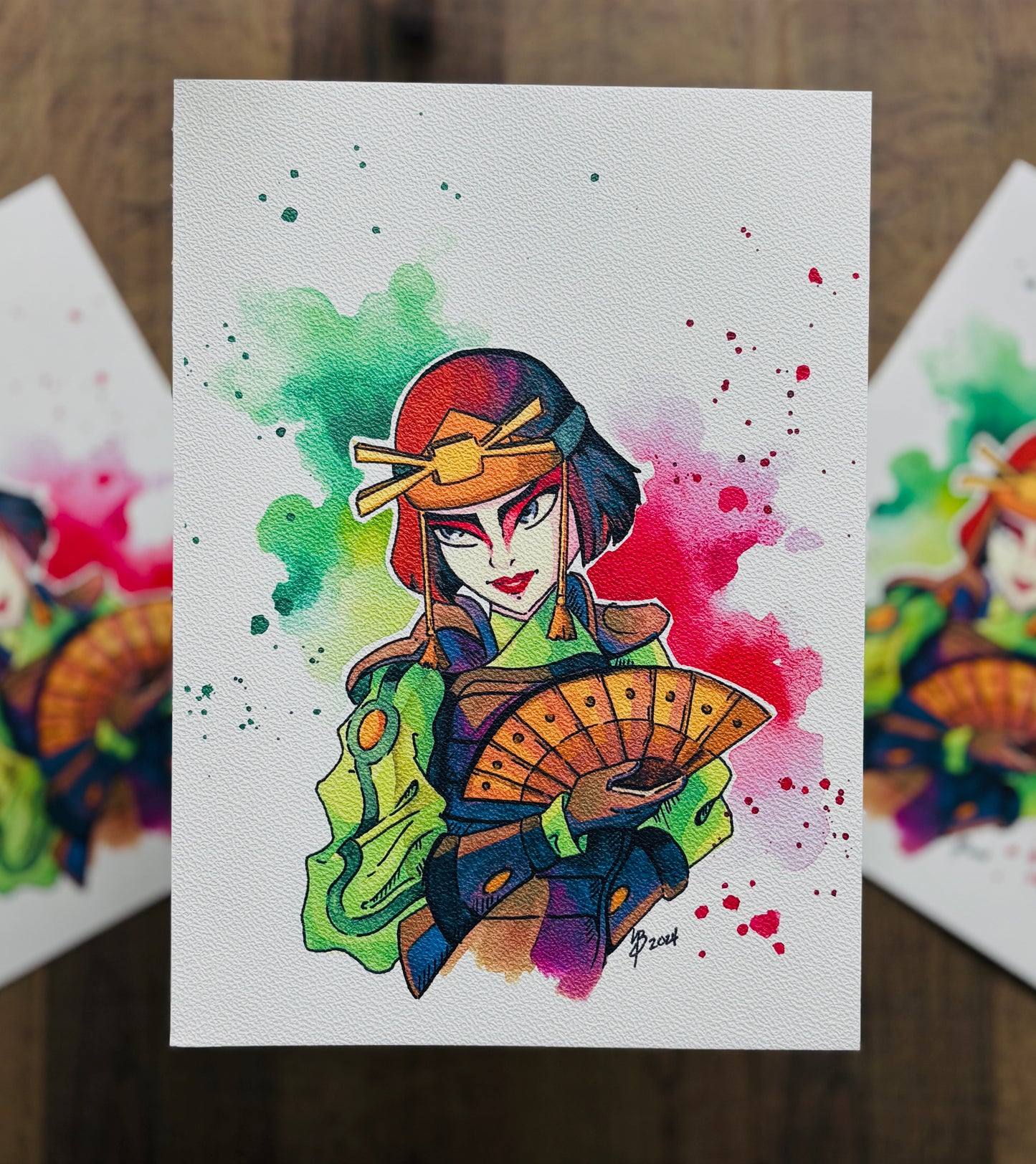 Suki (ATLA) Watercolour Print