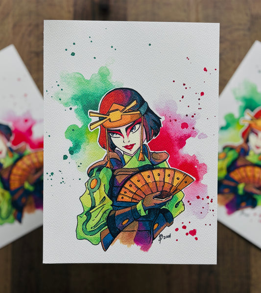 Suki (ATLA) Watercolour Print