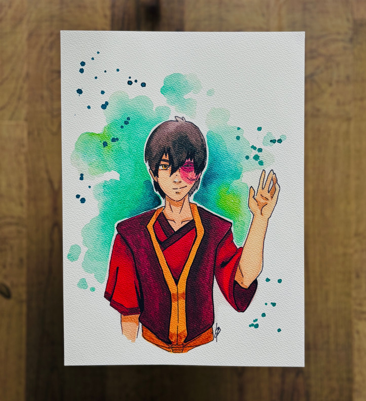 Hello Zuko Here (ATLA) Watercolour Print
