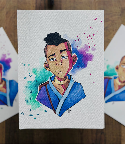 Sokka (ATLA) Watercolour Print