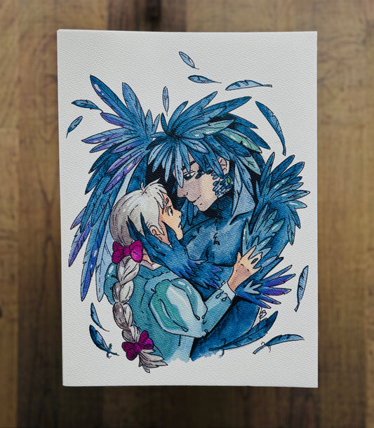 Howl & Sophie Watercolour Print