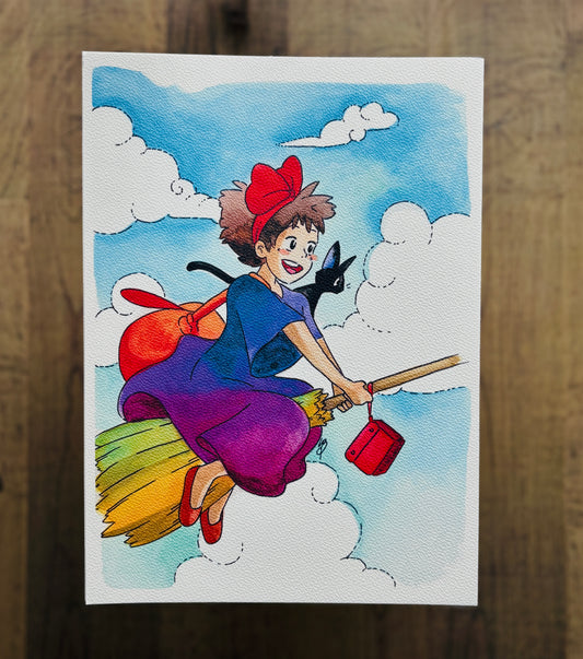 Kiki Watercolour Print