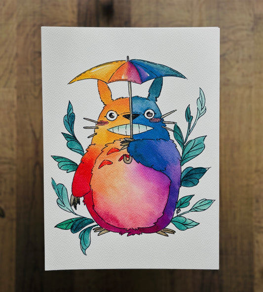 My Neighbor Totoro Watercolour Print